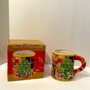 Commemorative Ceramic Holiday Mug designed by Susan Winget. New in Box.